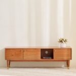 TV Unit – Walnut & White Finish - Image 2