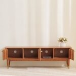 TV Unit – Walnut & White Finish - Image 5