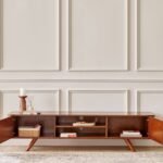 Marble Top TV Unit – Beige & Brown - Image 5