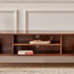 Marble Top TV Unit – Beige & Brown - Image 6