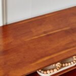 Marble Top TV Unit – Beige & Brown - Image 3