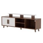 Solid Wood TV Unit – Walnut - Image 6