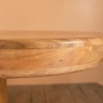 Tove Acacia Wood Dining Table with Natural Finish - Image 5