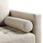 2-Seater Sofa in Beige Woven Fabric – Stylish, Comfortable & Perfect for Modern Homes - Image 8