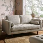 2-Seater Sofa in Beige Woven Fabric – Stylish, Comfortable & Perfect for Modern Homes - Image 5
