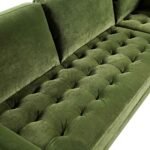 Grande 5+ Seater Corner Sofa in Deep Moss Green Velvet - Image 8