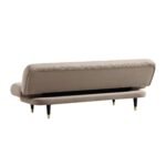 Mink Velvet Dual-Purpose 2-Seater Sofa Bed for Contemporary Indian Living Spaces - Image 12