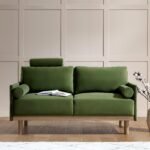 2-Seater Green Velvet Sofa – Luxurious, Stylish & Perfect for Modern Homes - Image 2