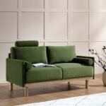 2-Seater Green Velvet Sofa – Luxurious, Stylish & Perfect for Modern Homes