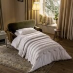 Grey Velvet 3-Seater Chesterfield Sofa Bed for Elegant Indian Living Rooms - Image 10