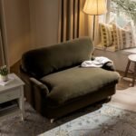 Grey Velvet 3-Seater Chesterfield Sofa Bed for Elegant Indian Living Rooms