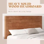 Mid-Century Modern Platform Bed with 48" Headboard - Image 3