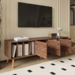 Mid-Century Modern TV Stand, Media Console Table for Living Room - Image 8