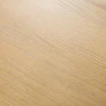 Modern Round Wooden Dining Table for 4 with 3-Leg Base – Brown Finish - Image 2