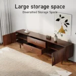 Modern Style TV Cabinet, 78.7-Inch Entertainment Center with Drawers and Storage Cabinets - Image 3