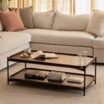 Rectangular Two-Tier Tray Coffee Table