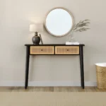 Rattan Drawer Console Table