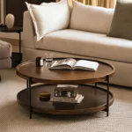 Round Two-Tier Coffee Table