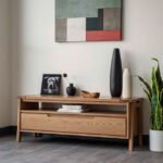 Solid Wood Media Console for Living Rooms