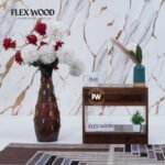 Wooden Bedside Table for Bedroom(walnut finish )