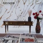 Modern Wooden Coffee Table(walnut finish)