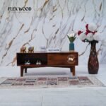 Modern Wooden Coffee Table(honey finish)