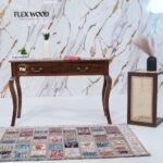 Alexa two Drawer console table(teak finish)