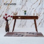 Mexico two Drawer console table(Honey finish)