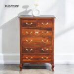 Colley Solid Wood Chest of Drawer( honey finish)