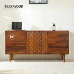 Sheesham Wood Sideboard in Honey Finish