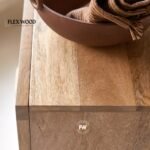 Solid Mango Wood Chest of Drawer With 4 Drawer in Natural Finish - Image 5