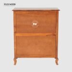 Jimmy Sheesham Wood Shoe Rack (Honey finish) - Image 4