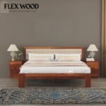 Modern Wooden Bed for Bedroom