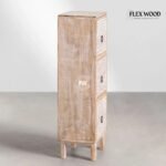 Solid Mango wood Chest of Drawer With 3 Hand Carved Drawer - Image 3