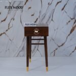 Boston solid wood Rattan cane Console Table(Teak finish) - Image 5