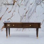 Modern Wooden Coffee Table(walnut finish) - Image 2