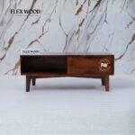 Modern Wooden Coffee Table(honey finish) - Image 2