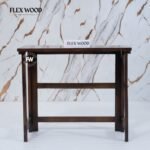 Modern Foldable Study Table(walnut finish) - Image 2