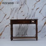 Clarion shesaam Console Table For Home(walnut finish) - Image 3