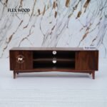 Modern  Tv Unit( Honey finish) - Image 2