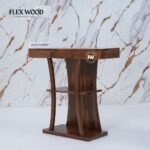 Osla solid woodConsole Table(teak finish) - Image 2