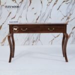 Alexa two Drawer console table(teak finish) - Image 2