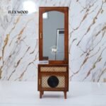 Carvel Cane Dressing Table(honey finish) - Image 2