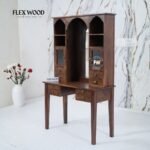 Aviva Dressing Table With Drawer Storage(teak finish) - Image 2