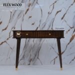 Florence Console Table(walnut finish) - Image 2