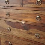 Garry solid Wood Chest Of Drawer(teak finish) - Image 7