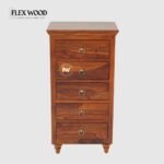 Tall Solid Wood Chest of Drawer(Honey finish) - Image 2