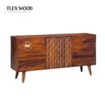 Sheesham Wood Sideboard in Honey Finish - Image 3