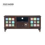 Wooden Walnut Tv Unit for Living Room - Image 2