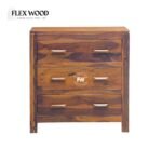 Sheesham Wood Chest of Drawers in Honey Finish - Image 2